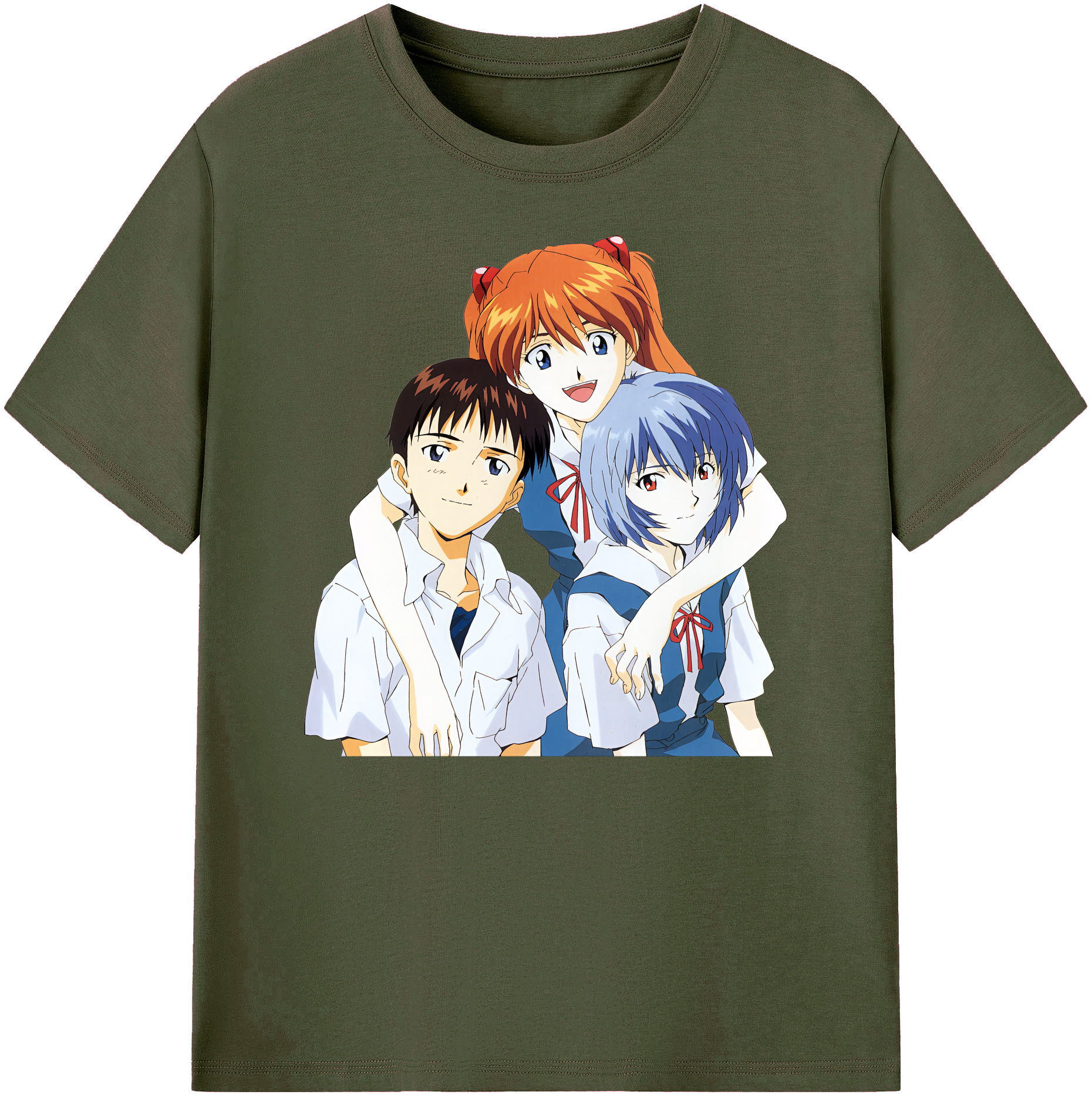 （画像用） EVA 新世紀エヴァンゲリオン 綿100％ メンズ半袖Tシャツ｜肌触りやわらか＆通気性